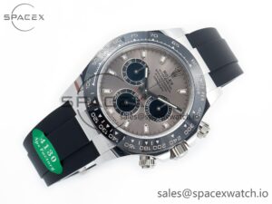 Daytona 116519 APS 1:1 Best Edition 904L SS Case Grey Dial on Oysterflex Strap SH4130 (Gain Weight) - Image 7