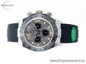 Daytona 116519 APS 1:1 Best Edition 904L SS Case Grey Dial on Oysterflex Strap SH4130 (Gain Weight) - Image 8