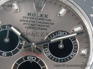 Daytona 116519 APS 1:1 Best Edition 904L SS Case Grey Dial on Oysterflex Strap SH4130 (Gain Weight) - Image 10