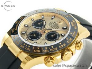 Daytona 116518 APS 1:1 Best Edition 904L SS Case YG Dial on Oysterflex Strap SH4130 (Gain Weight) - Image 5