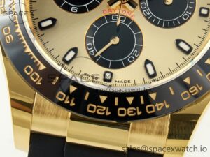 Daytona 116518 APS 1:1 Best Edition 904L SS Case YG Dial on Oysterflex Strap SH4130 (Gain Weight) - Image 12
