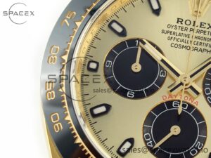 Daytona 116518 APS 1:1 Best Edition 904L SS Case YG Dial on Oysterflex Strap SH4130 (Gain Weight) - Image 9