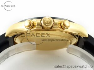 Daytona 116518 APS 1:1 Best Edition 904L SS Case YG Dial on Oysterflex Strap SH4130 (Gain Weight) - Image 15