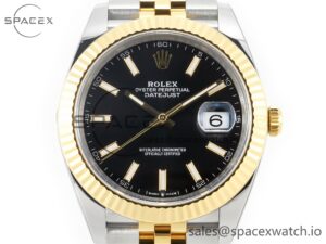 DateJust 41mm 126333 Clean Best Edition Black Stick Dial on Jubilee Bracelet VR3235 - Image 2