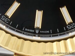 DateJust 41mm 126333 Clean Best Edition Black Stick Dial on Jubilee Bracelet VR3235 - Image 12