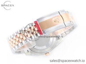 DateJust 41mm 126331 904L SS/RG Clean 1:1 Best Edition Brown Dial on Jubilee Bracelet VR3235 - Image 20