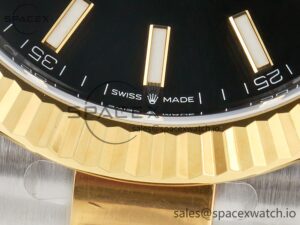 DateJust 41mm 126333 Clean Best Edition Black Stick Dial on Oyster Bracelet VR3235 - Image 12