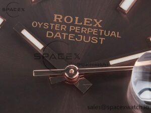 DateJust 41mm 126331 904L SS/RG Clean 1:1 Best Edition Brown Dial on Jubilee Bracelet VR3235 - Image 9