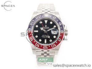 GMT-Master II 126710 BLRO Blue/Red Ceramic 904L ARF 1:1 Best Edition on Jubilee Bracelet SH3285 CHS V3