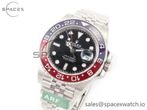 GMT-Master II 126710 BLRO Blue/Red Ceramic 904L ARF 1:1 Best Edition on Jubilee Bracelet SH3285 CHS V3 - Image 4