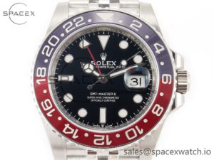GMT-Master II 126710 BLRO Blue/Red Ceramic 904L ARF 1:1 Best Edition on Jubilee Bracelet SH3285 CHS V3 - Image 2