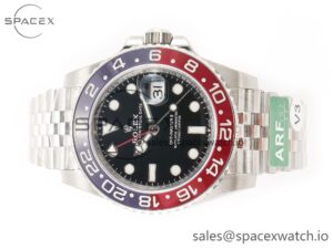 GMT-Master II 126710 BLRO Blue/Red Ceramic 904L ARF 1:1 Best Edition on Jubilee Bracelet SH3285 CHS V3 - Image 8