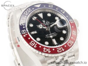 GMT-Master II 126710 BLRO Blue/Red Ceramic 904L ARF 1:1 Best Edition on Jubilee Bracelet SH3285 CHS V3 - Image 3