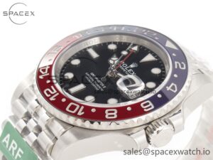 GMT-Master II 126710 BLRO Blue/Red Ceramic 904L ARF 1:1 Best Edition on Jubilee Bracelet SH3285 CHS V3 - Image 5