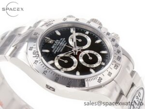 Daytona 116520 Clean 1:1 Best Edition 904L SS Case and Bracelet Black Dial SA4130 V2 - Image 6