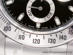 Daytona 116520 Clean 1:1 Best Edition 904L SS Case and Bracelet Black Dial SA4130 V2 - Image 11