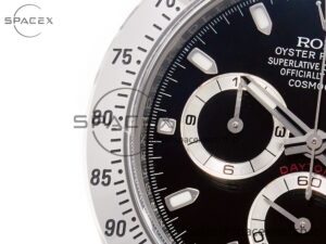 Daytona 116520 Clean 1:1 Best Edition 904L SS Case and Bracelet Black Dial SA4130 V2 - Image 12