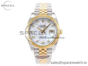 Datejust 126331 41mm 904L SS/YG Clean 1:1 Best Edition MOP Diamond Dial on Jubilee Bracelet VR3235