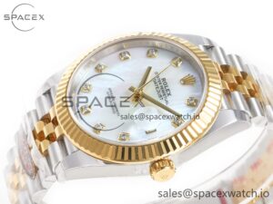 Datejust 126331 41mm 904L SS/YG Clean 1:1 Best Edition MOP Diamond Dial on Jubilee Bracelet VR3235 - Image 5