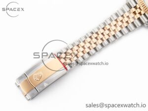 DateJust 41 126331 904L SS/RG Clean 1:1 Best Edition Steel Silver Diamond Stick Dial on Jubilee Bracelet VR3235 - Image 26