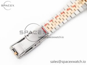 DateJust 41 126331 904L SS/RG Clean 1:1 Best Edition Steel Silver Diamond Stick Dial on Jubilee Bracelet VR3235 - Image 27