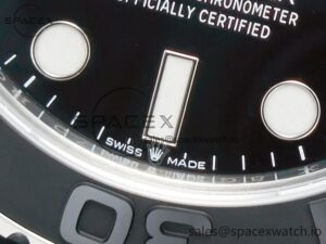 Yacht-Master 42mm 226659 VSF 1:1 Best Edition 3D Black Ceramic Bezel on Black Rubber Strap VS3235(Gain Weight) - Image 12