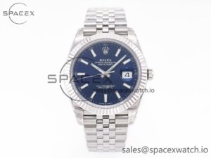 DateJust 41 126334 904L SS VSF 1:1 Best Edition Blue Dial on Jubilee Bracelet VS3235