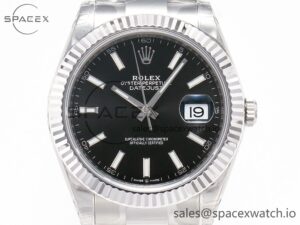 DateJust 41 126334 904L SS VSF 1:1 Best Edition Black Dial on Oyster Bracelet VS3235 - Image 2