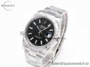 DateJust 41 126334 904L SS VSF 1:1 Best Edition Black Dial on Oyster Bracelet VS3235 - Image 4