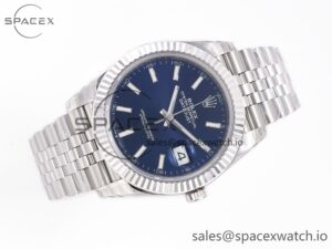 DateJust 41 126334 904L SS VSF 1:1 Best Edition Blue Dial on Jubilee Bracelet VS3235 - Image 7