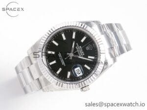 DateJust 41 126334 904L SS VSF 1:1 Best Edition Black Dial on Oyster Bracelet VS3235 - Image 7