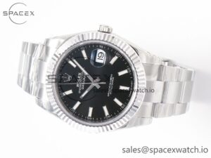 DateJust 41 126334 904L SS VSF 1:1 Best Edition Black Dial on Oyster Bracelet VS3235 - Image 8