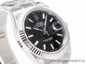 DateJust 41 126334 904L SS VSF 1:1 Best Edition Black Dial on Oyster Bracelet VS3235 - Image 3