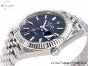 DateJust 41 126334 904L SS VSF 1:1 Best Edition Blue Dial on Jubilee Bracelet VS3235 - Image 5