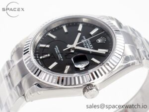 DateJust 41 126334 904L SS VSF 1:1 Best Edition Black Dial on Oyster Bracelet VS3235 - Image 5