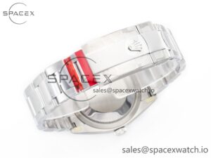 DateJust 41 126330 904L SS VSF 1:1 Best Edition Gray Dial Green Roman on Oyster Bracelet VS3235 - Image 15