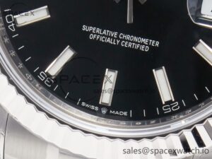 DateJust 41 126334 904L SS VSF 1:1 Best Edition Black Dial on Oyster Bracelet VS3235 - Image 12