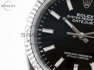 DateJust 36 SS 116234 VSF 1:1 Best Edition 904L Steel Black Stick Dial on Jubilee Bracelet VS3135 - Image 9