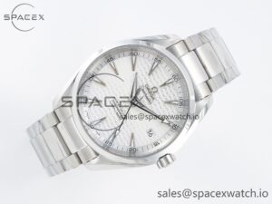 Aqua Terra 150m 41mm VSF 1:1 Best Edition White Textured Dial on SS Bracelet A8500 Super Clone - Image 7