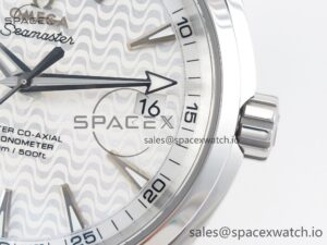Aqua Terra 150m 41mm VSF 1:1 Best Edition White Textured Dial on SS Bracelet A8500 Super Clone - Image 10