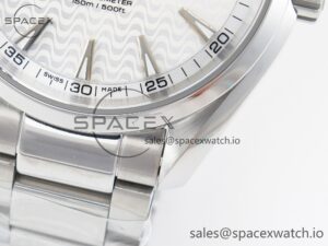 Aqua Terra 150m 41mm VSF 1:1 Best Edition White Textured Dial on SS Bracelet A8500 Super Clone - Image 12