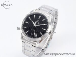 Aqua Terra 150m 41mm VSF 1:1 Best Edition Black Dial on SS Bracelet A8900 Super Clone - Image 4