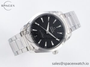 Aqua Terra 150m 41mm VSF 1:1 Best Edition Black Dial on SS Bracelet A8900 Super Clone - Image 7