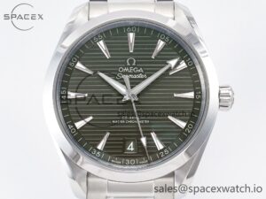 Aqua Terra 150m 41mm VSF 1:1 Best Edition Green Dial on SS Bracelet A8900 Super Clone - Image 2