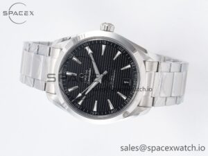 Aqua Terra 150m 41mm VSF 1:1 Best Edition Black Dial on SS Bracelet A8900 Super Clone - Image 8