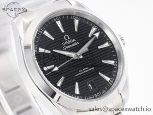 Aqua Terra 150m 41mm VSF 1:1 Best Edition Black Dial on SS Bracelet A8900 Super Clone - Image 3