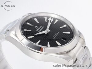 Aqua Terra 150m 41mm VSF 1:1 Best Edition Black Dial on SS Bracelet A8900 Super Clone - Image 6
