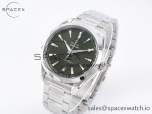 Aqua Terra 150m 41mm VSF 1:1 Best Edition Green Dial on SS Bracelet A8900 Super Clone - Image 4