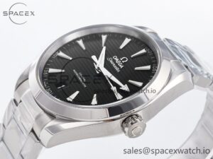 Aqua Terra 150m 41mm VSF 1:1 Best Edition Black Dial on SS Bracelet A8900 Super Clone - Image 5