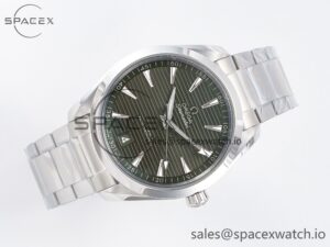 Aqua Terra 150m 41mm VSF 1:1 Best Edition Green Dial on SS Bracelet A8900 Super Clone - Image 7